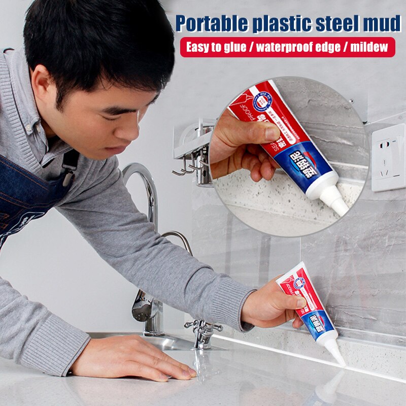 Universele Hiaten Reparatie Pasta Lijm Waterdicht Mildewproof Lijm Voor Thuis Keramische Tegel FAS6: Default Title