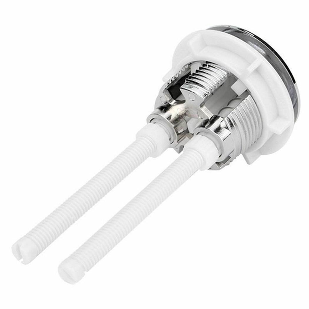 Válvula redonda para tanque de inodoro, pulsador redondo de doble prensa, interruptor de empuje, accesorios de varilla de ahorro de agua, doble descarga de 38mm