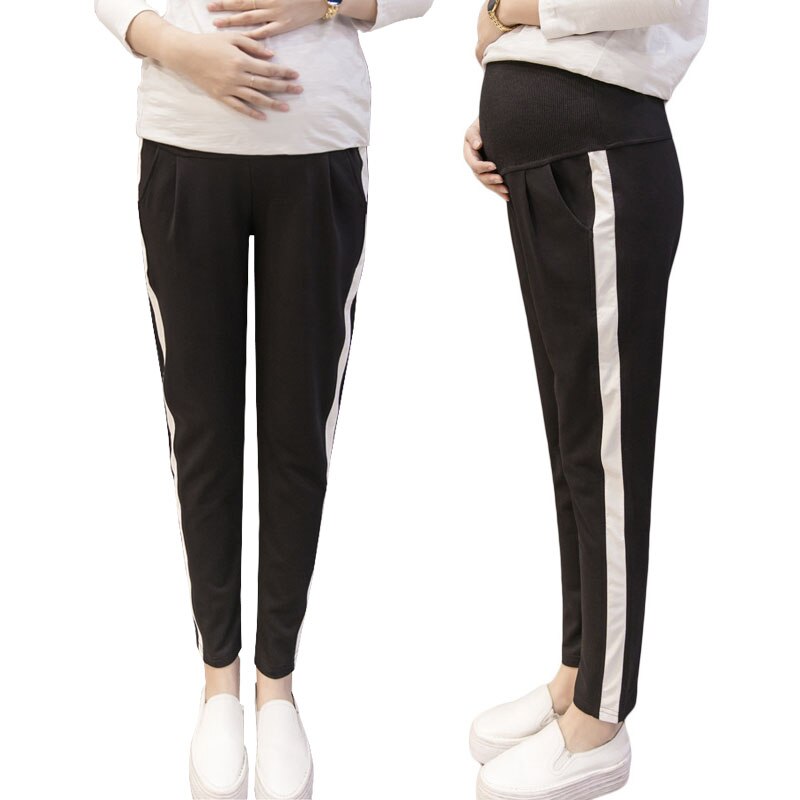 Pants For Pregnant Women Casual Cotton Sport Maternity Trousers Wear Pregnancy Clothes Gravida Autumn Loose Comfortable Clothing