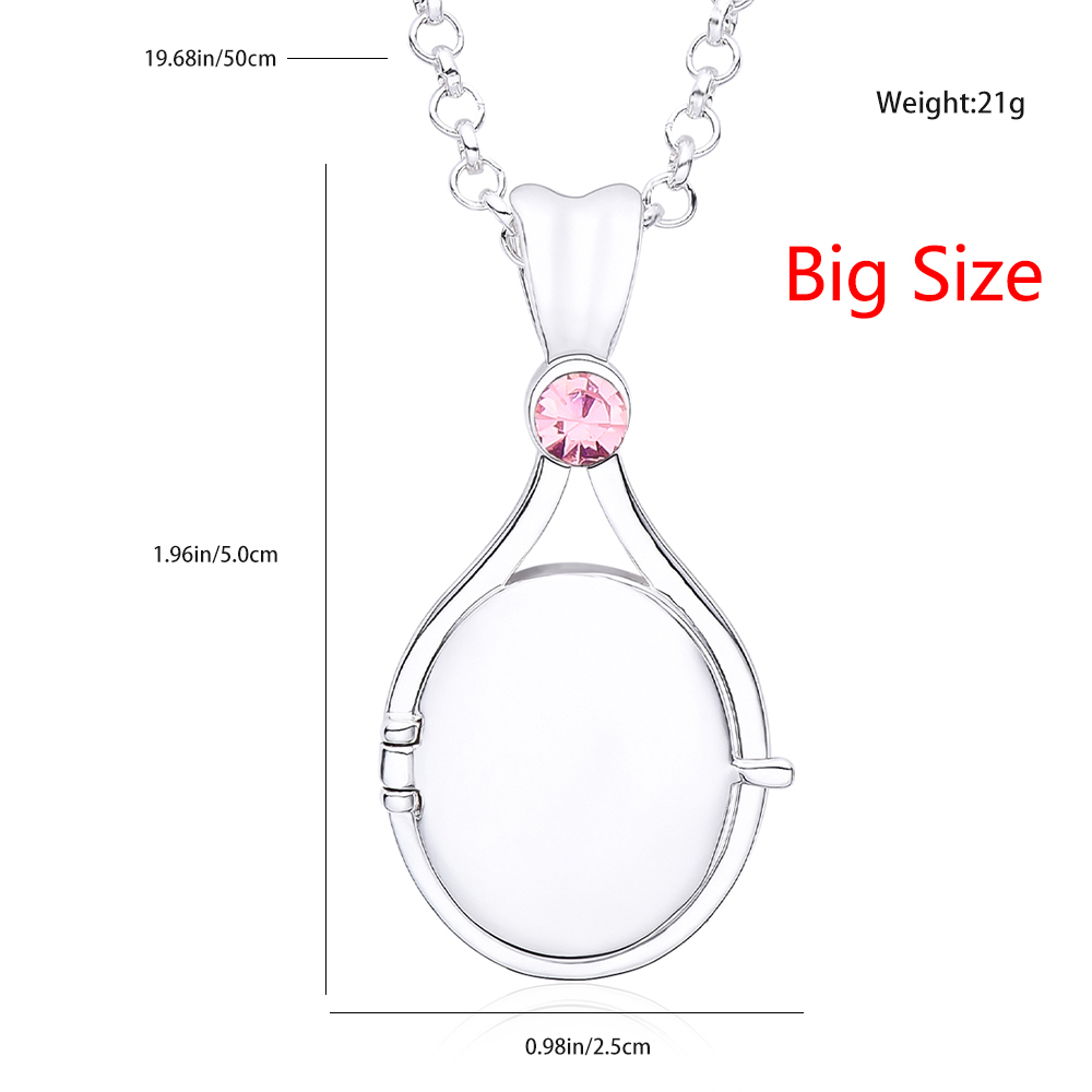 H2o – collier avec pendentif en coquillage métallique ouvrable, couleur argent, avec cristal, sirène, films TV, bijoux pour femmes et filles, colliers mignons: Couleur jaune clair