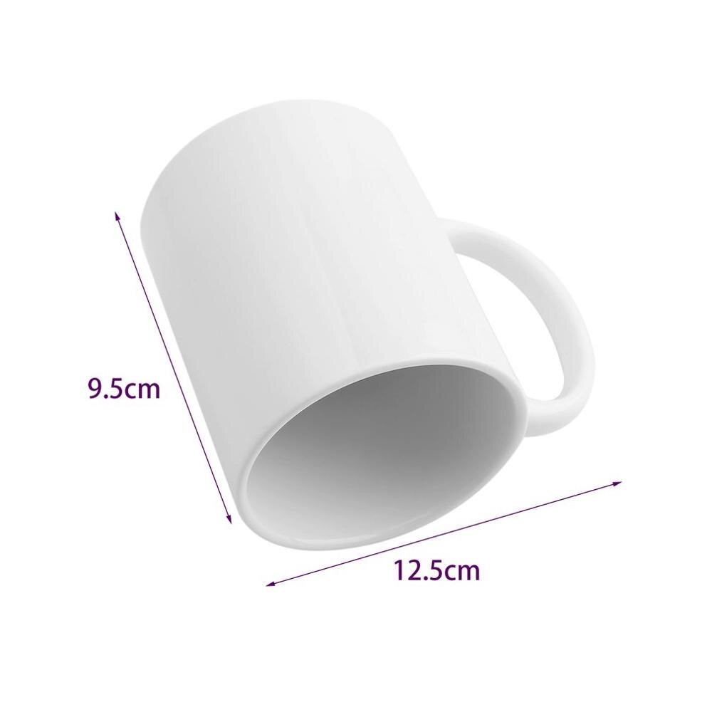 Hvit langfinger stil kopp nyhet blanding kaffe melk kopp morsom keramisk krus nok kapasitet vann kopp
