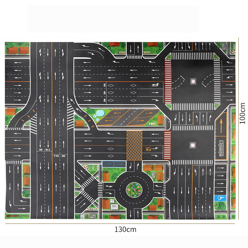 Ingegneria della lega Bulldozer gru costruzione camion RC Tower Designer per ragazzi gioca escavatore veicoli auto Set giocattoli per bambini: City traffic mat