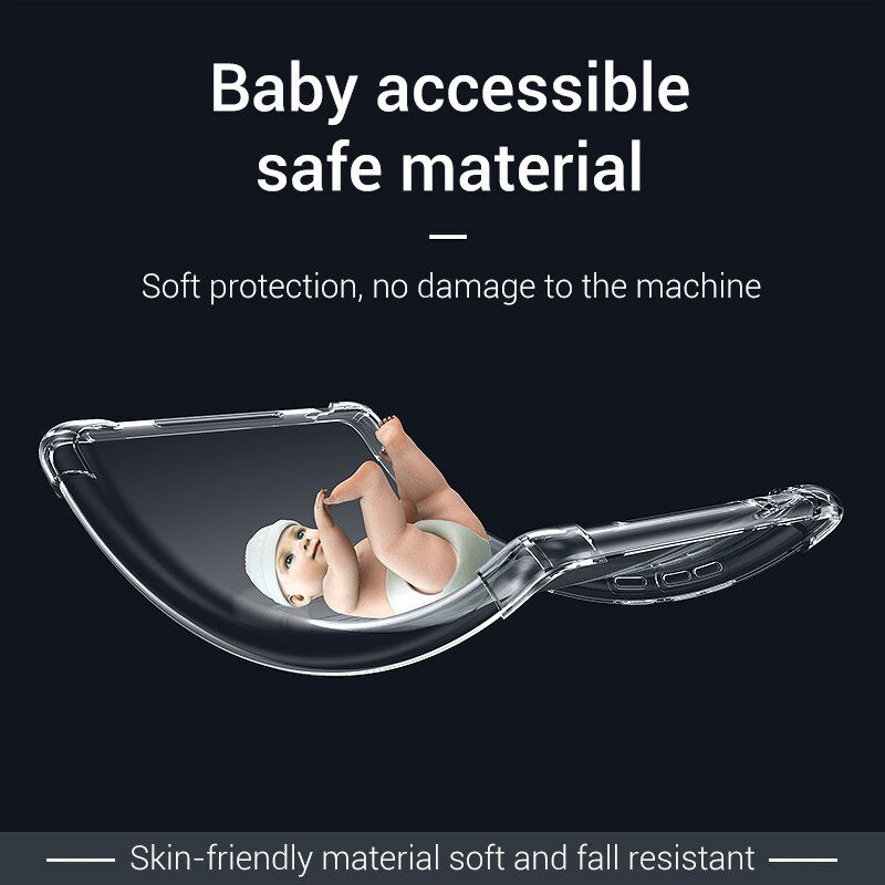 Shockproof Silicone Case for Huawei MediaPad MatePad T3 T5 T8S M3 M5 M6 Lite 8.0 8.4 10.1.8 Transparent Rubber Flexible Bumper