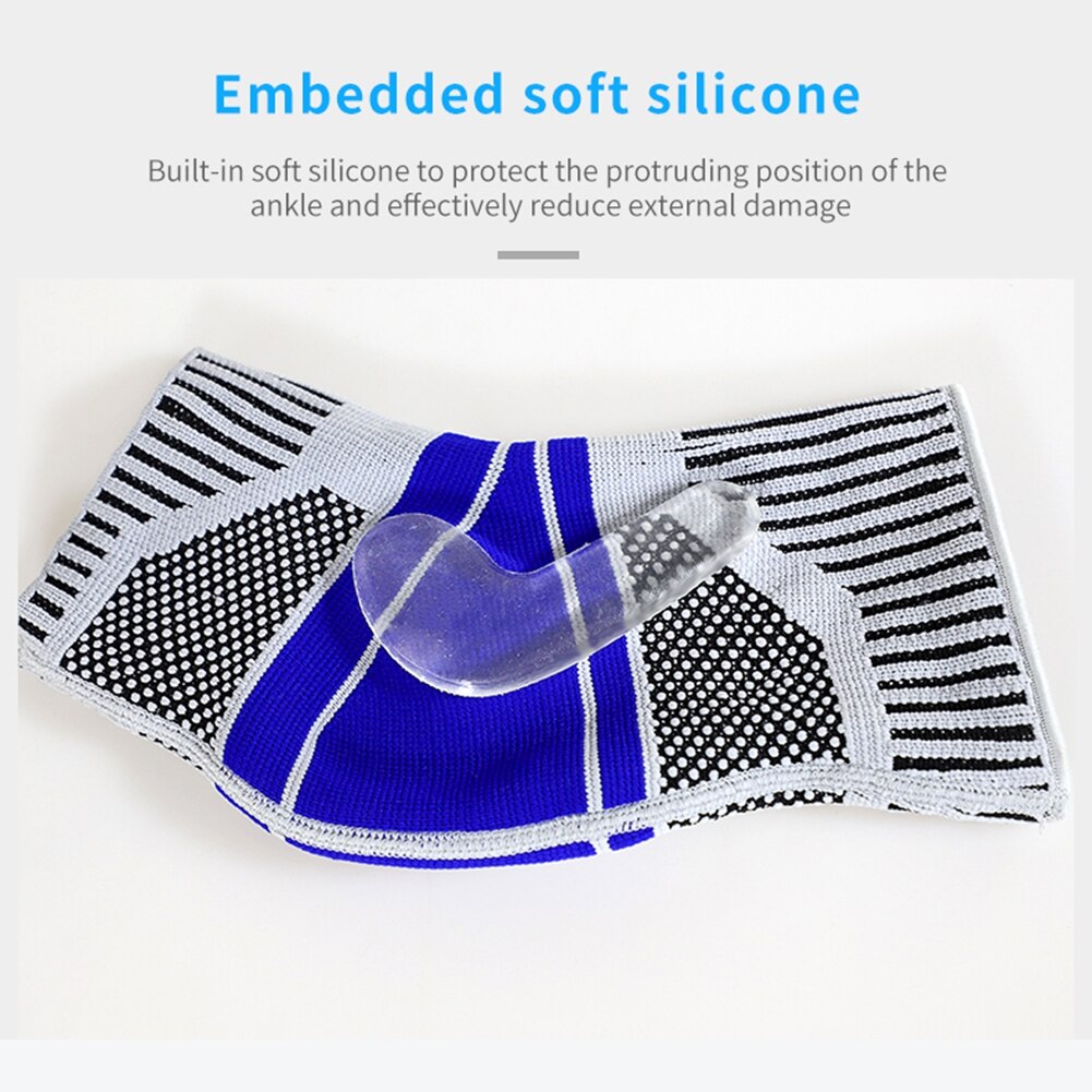 Ankle Support Brace Compression Sleeve With Silicone Gel Reduce Foot Pain Relief From Plantar Fasciitis Ankle Wrap