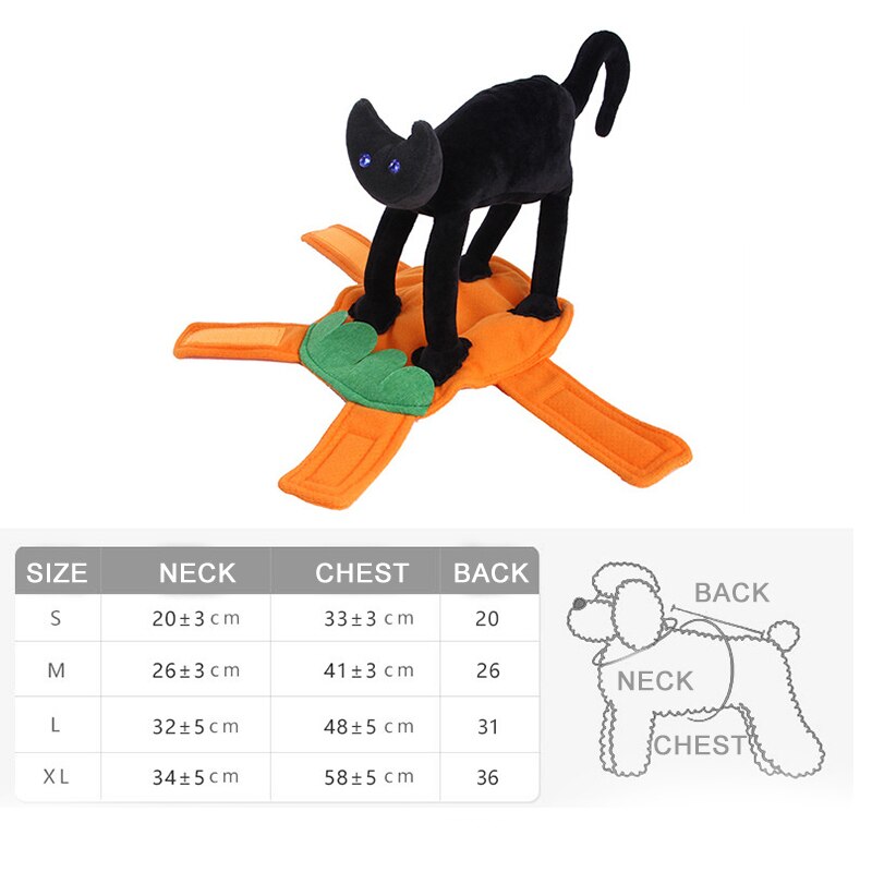 Halloween Dog Costumes Funny Pet Clothes Adjustable Dog Cosplay Costume Sets Novelty Clothing For Medium Large Dogs Bulldog Pug