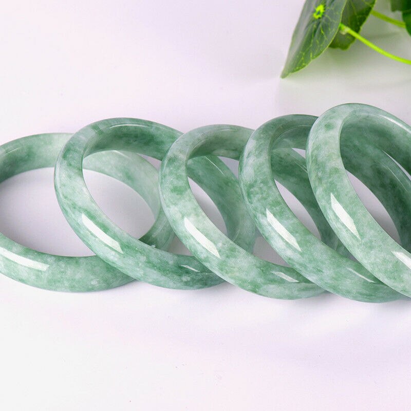 Chinese Groene Jade Armband 52-64 Mm Charm Sieraden Mode Accessoires Hand-Gesneden Man Vrouw Luck Amulet