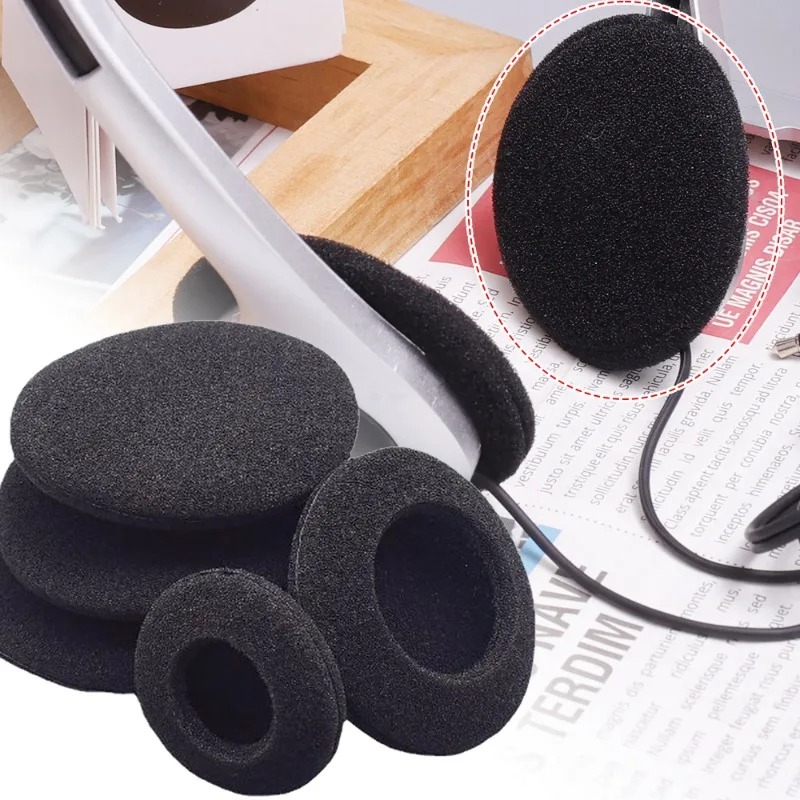 30/20/10 Stück Kopfhörer Ersatz-Ohrpolster Weiche Schwamm-Kissenbezüge für Logitech PC960 960 Stereo-Headset-Schutzhüllen