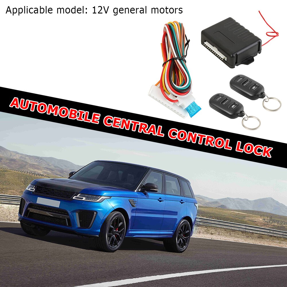 Universal Centralized Lock Keyless Entry System Central Locking Car Alarm Accessories Door Windows Remote Control Trunk 410/T126