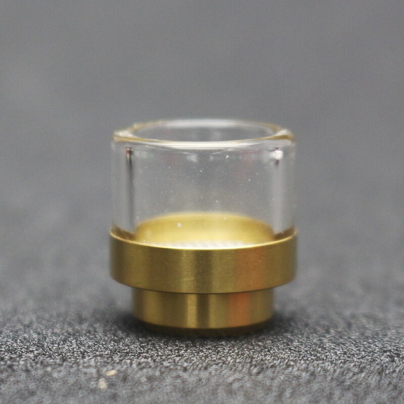 vaporlinda 810 Glass Drip Tip for 810 Thread RDA Atomizer Fit Kennedy 24 Goon 528 RDA Atomizer: Gold