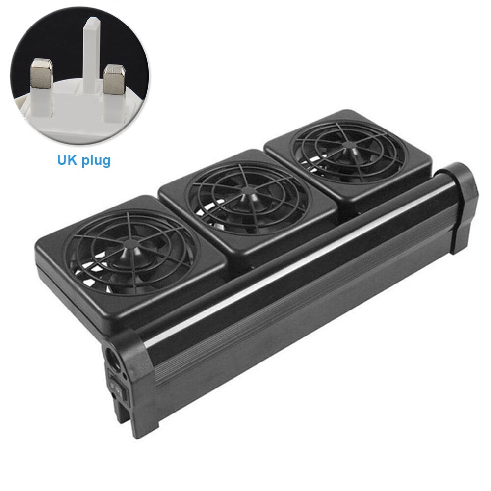 Ventilation Chiller Fish Tank Adjustable Aquarium Cooling Fan System Super Power Fish Tank Cooling Fan: UK 3