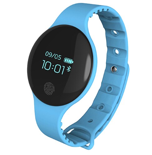 SANDA Bluetooth Clever Uhr Männer Frauen intelligente Sport Digitale Uhr Für IOS Android Schrittzähler Fitness Smartwatch: Blau