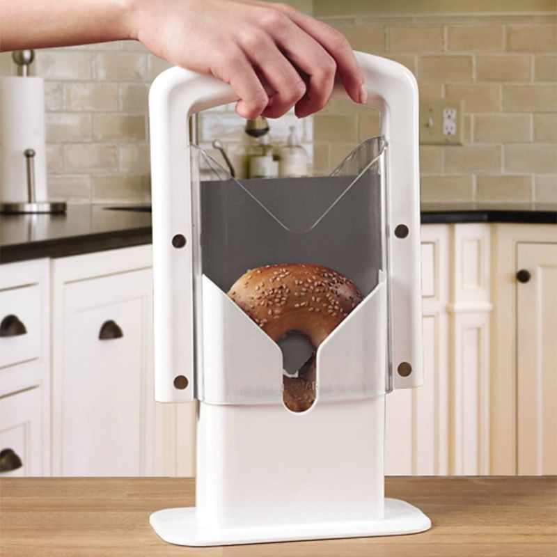 Bagel Slicer Guillotine Perfect Bagel Cutter Every Time For Toaster