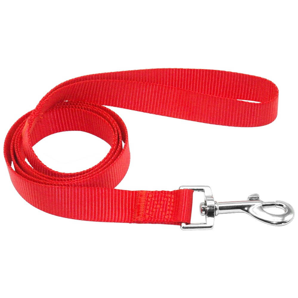 48 " slidstærk nylon hundesnor med lang snor til daglig gåture 3 farver 3 størrelse til hvalpe små hunde