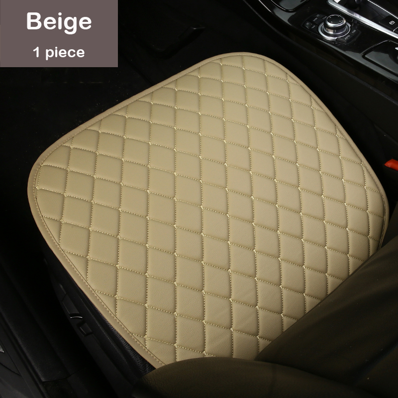 Pu Lederen Auto Stoelhoezen Interieur Onderdelen Auto Producten Universele Kussen Pads Voor Volvo S60 V40 V60 V90 XC40 XC60 XC90: Beige (1PC)