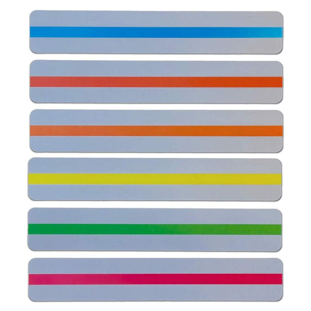 7 Lesezeichen Tiere - Lesestreifen 20cm, Lesehilfe Für Kinder & Legasthenie, PVC