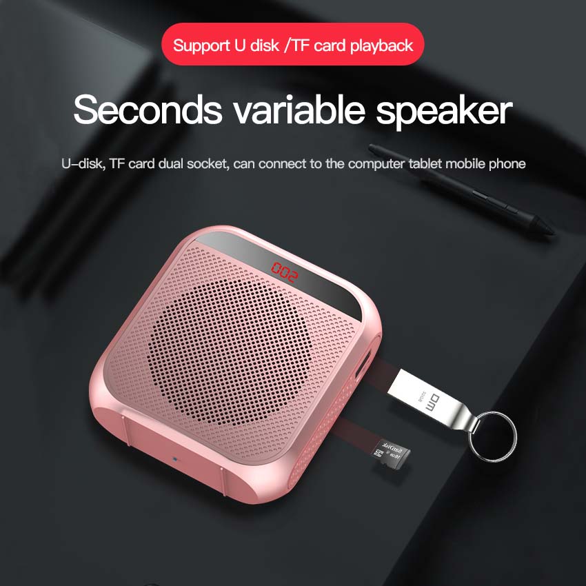 Megáfono de enseñanza altavoz maestro del altavoz al aire libre guía micrófono conferencias dedicado a Hawking altavoces pequeños,