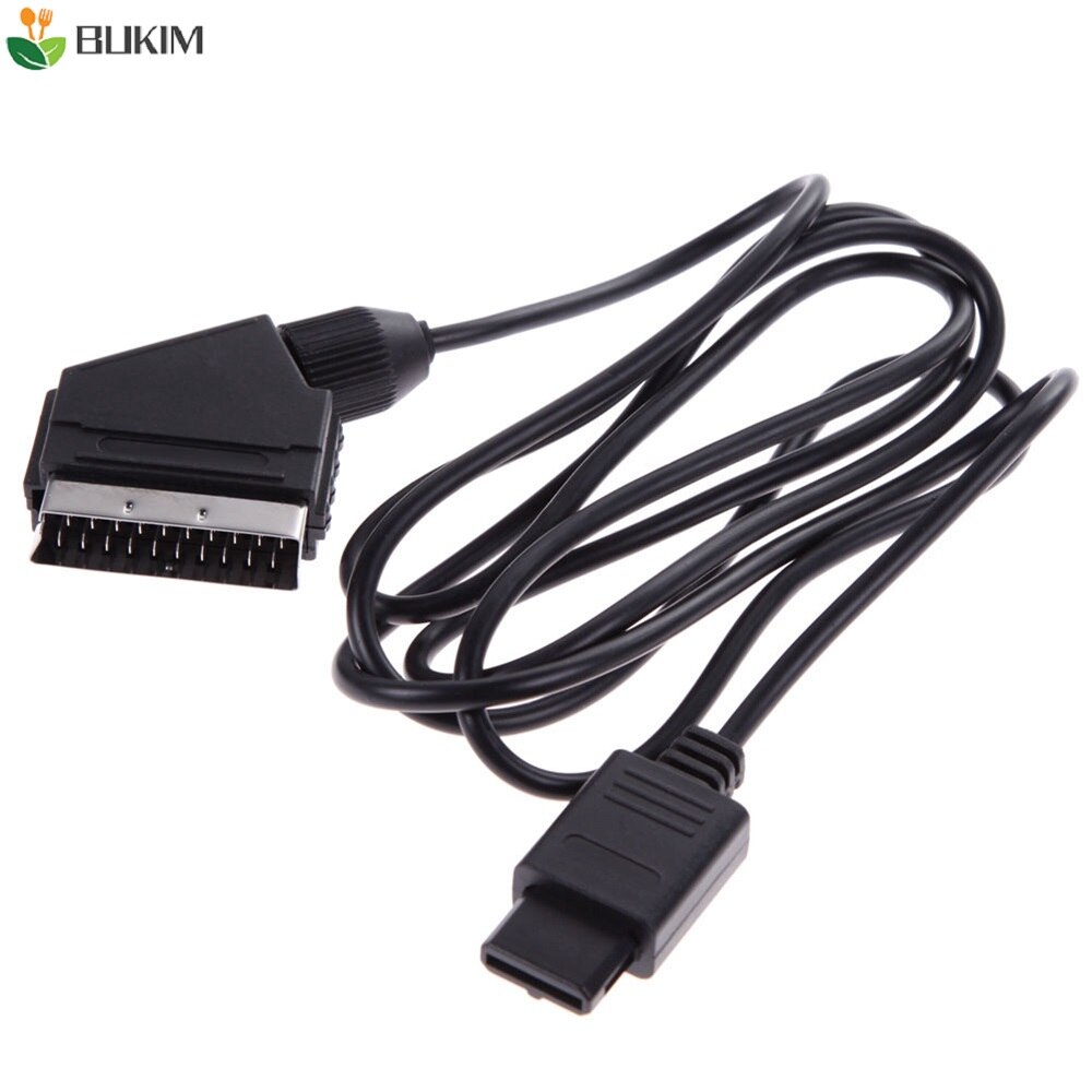 Bukim 10 Pcs A/V Tv Video Scart Rgb Kabel Lood Vervanging Fit Voor Nintendo Gamecube N64 Pal Console