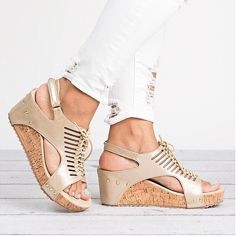 Sandalias boca de pez con online plataforma