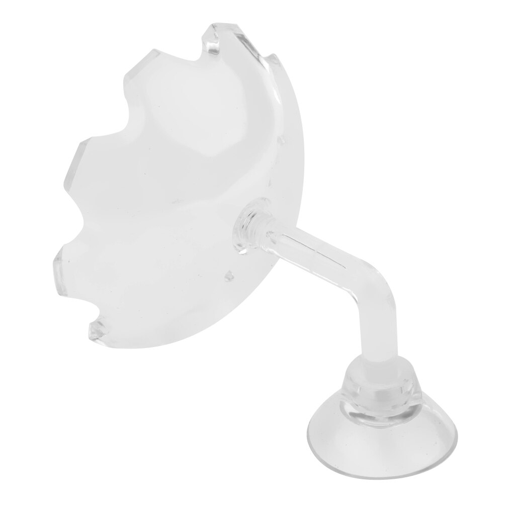 Clear Aquatic Fish Tank Food Dish Bowl Shrimp Feeding Dish for Shrimp Food