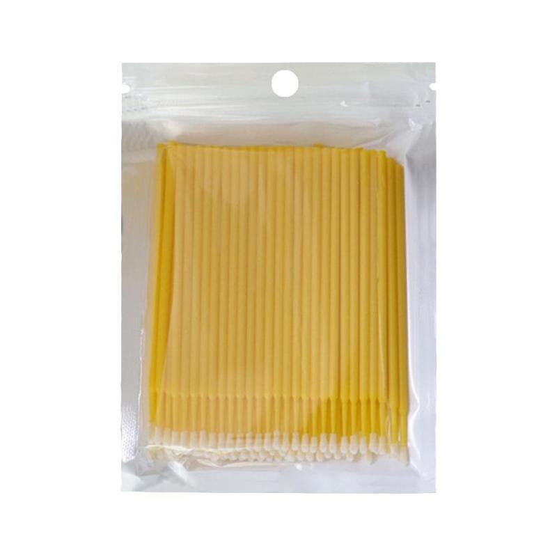 100 Stuks Wegwerp Mini Wimpers Applicator Wimper Extension Wattenstaafjes