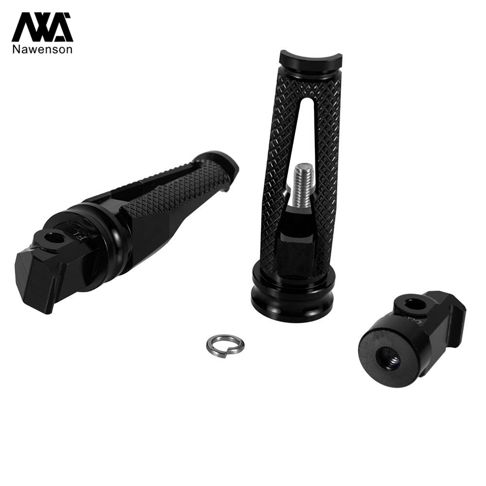 Pedaleira de alumínio para motocicleta, para honda cb1000r 2016-2018, pedaleira do passageiro traseiro, cbr600rr 2010-2018, cbr1000rr 2010-2018