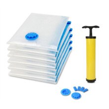 1Pcs Thick Vacuum Compression Bags, Vacuum Storage Bags, Transparent Multi-specification Vacuum Bags With Valve Bag, Large Size