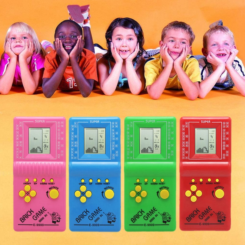 video game Tetris game console Brick Hand Brick Tetris Game Toy