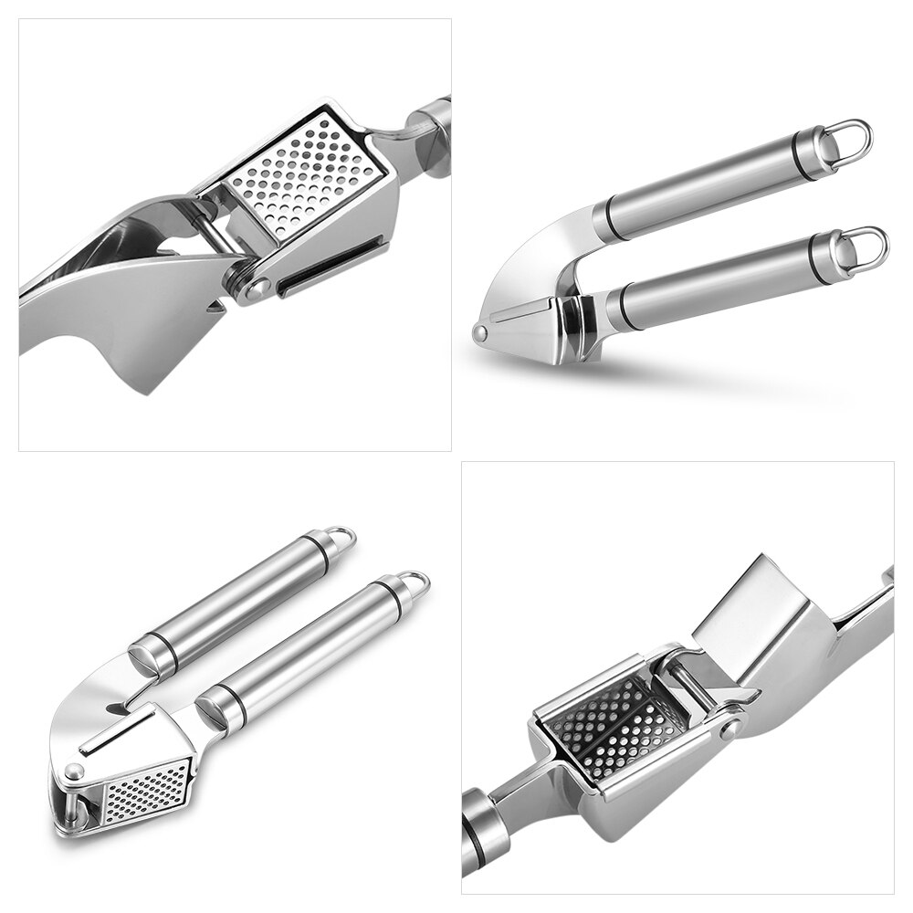 Knoflookpers Professionele Kwaliteit - Gember Knoflook Schraper 18/10