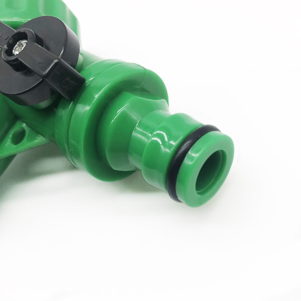Irrigation Y Connector Adapter Splitter Resealable Tap 2 Way Valve Quick Coupling Drip Irrigation System