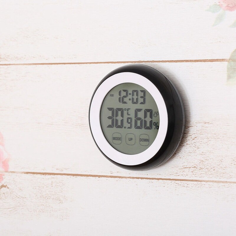 Wall Digital Temperature Clock Household Contact Sn Multifunctional Children's Backlit Indoor Wall Clock