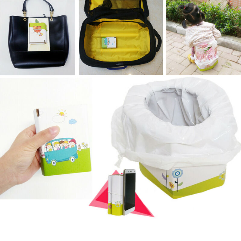 Draagbare vouwen wc Zuigeling Kids Kind Zindelijkheidstraining Wc-bril Auto Reizen Camping Lager Gewicht 50kg