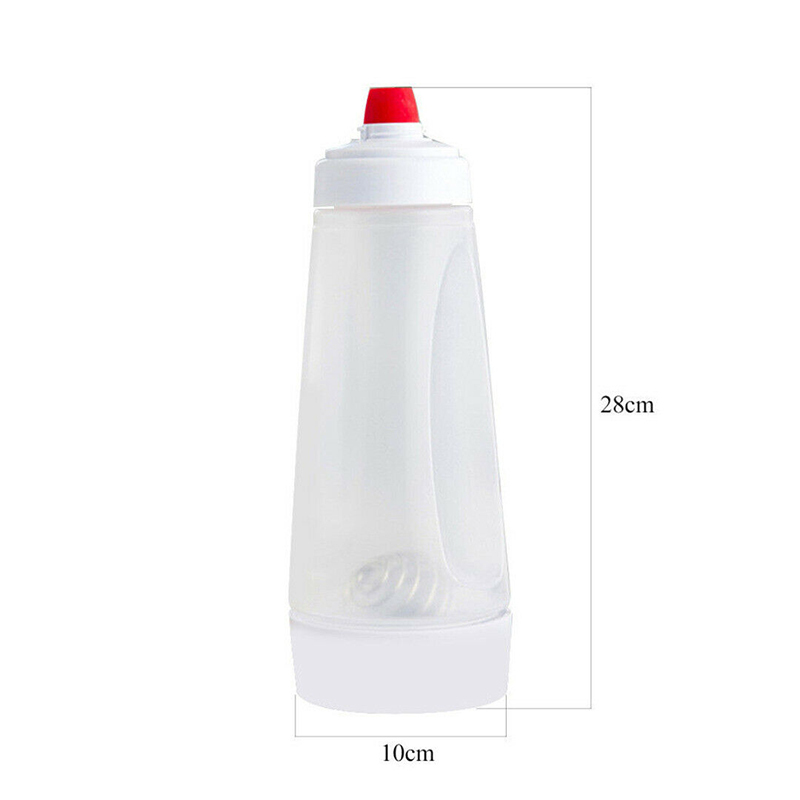 Hand Batter Mixing Bottle Plastic Batter Mixer Dispenser Cupcake Waffles Pancake Batter Shaker Bottle Muffin Home Kitchen Tools