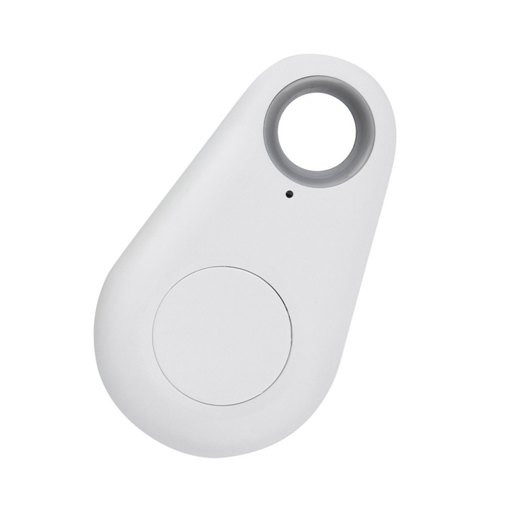 Smart mini husdjur bluetooth tracker anti-förlorad vattentät spår för husdjur hund katt nycklar plånbok väska barn trackers gps hitta utrustning: Vit