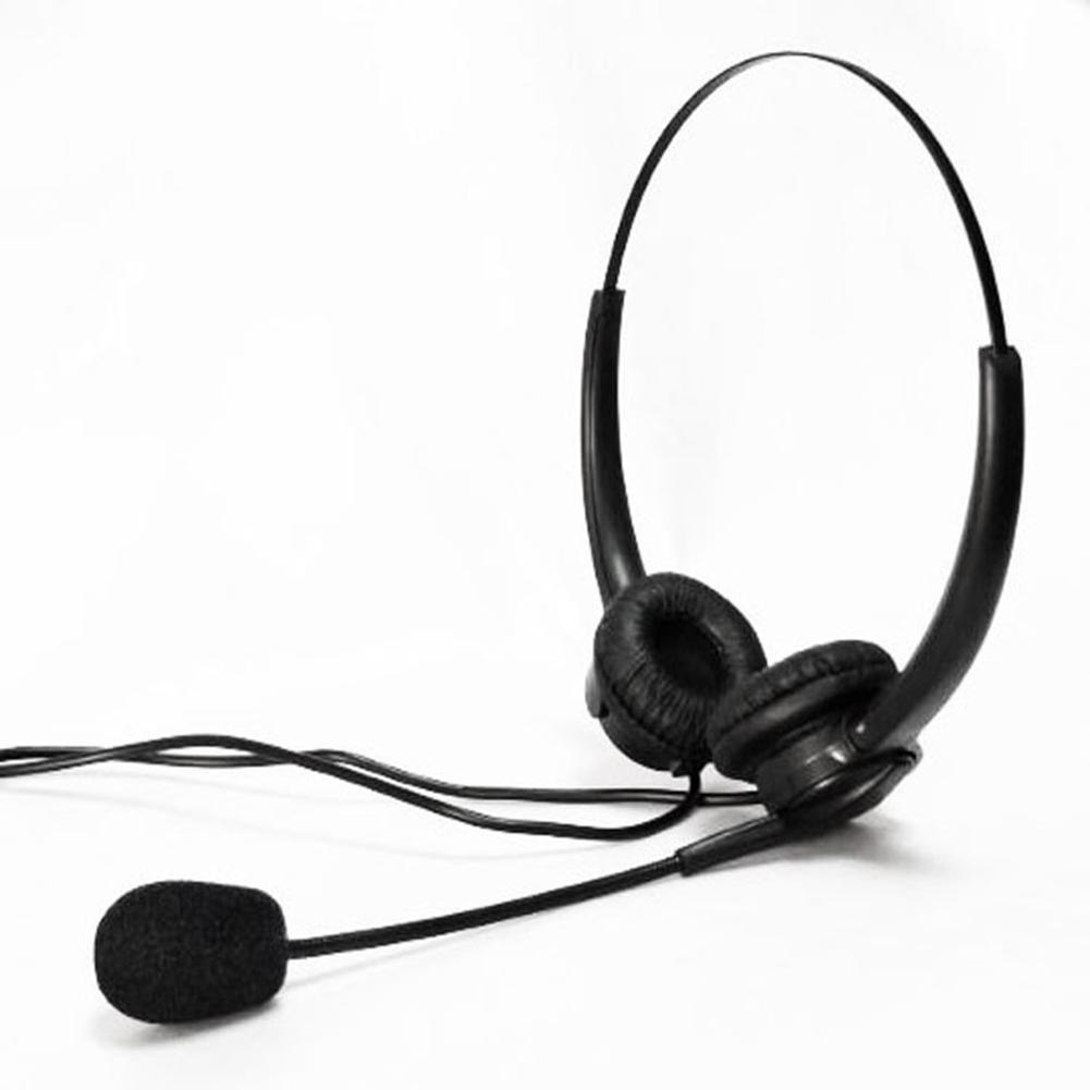HT103U Usb Headset Met Microfoon Noise Cancelling Computer Bedrade Hoofdtelefoon Voor Call Center Skype Chat