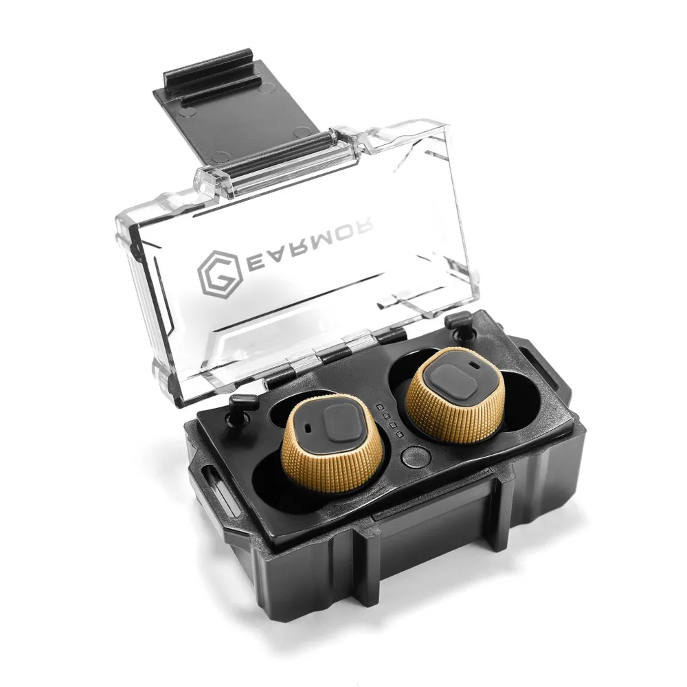 EARMOR M20 Elektronische Ohrhörer Lärm-Ohrhörer 22 dB, Schieß-Ohrenschützer, elektronische Gehörschutz, Schießzubehör