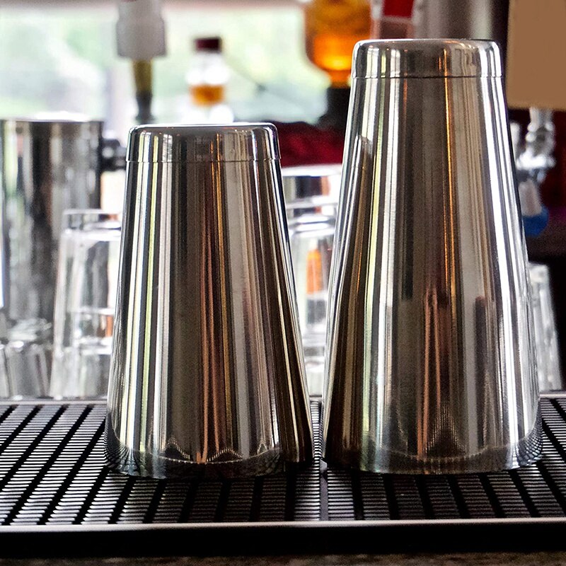 Premium cocktail shaker sæt-stykke pro boston shaker sæt. uvægtet martini drinkshaker lavet af rustfrit stål 304