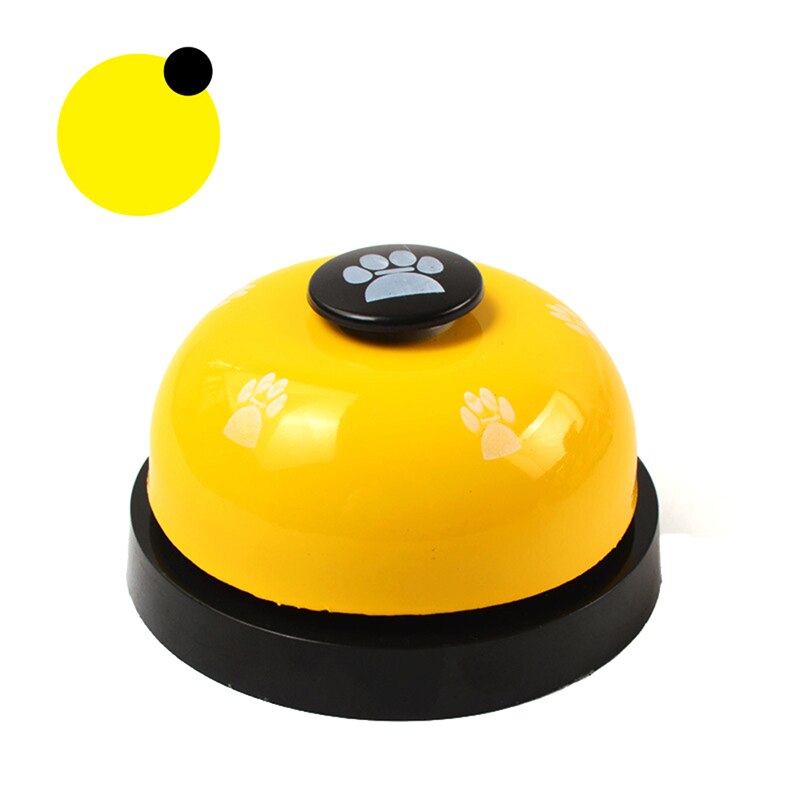 Dog Training Bell Pet Potty Training Bells with Non-Skid Rubber Base Ordering bell: RCHG2486-YL