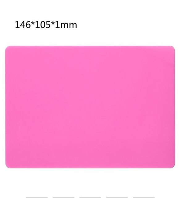 Big Silicone Placemat Silicone Sheet Pad for DIY Handmade UV Epoxy Resin Mold Casting Jewelry Making Multipurpose Table Mat: Pink 1