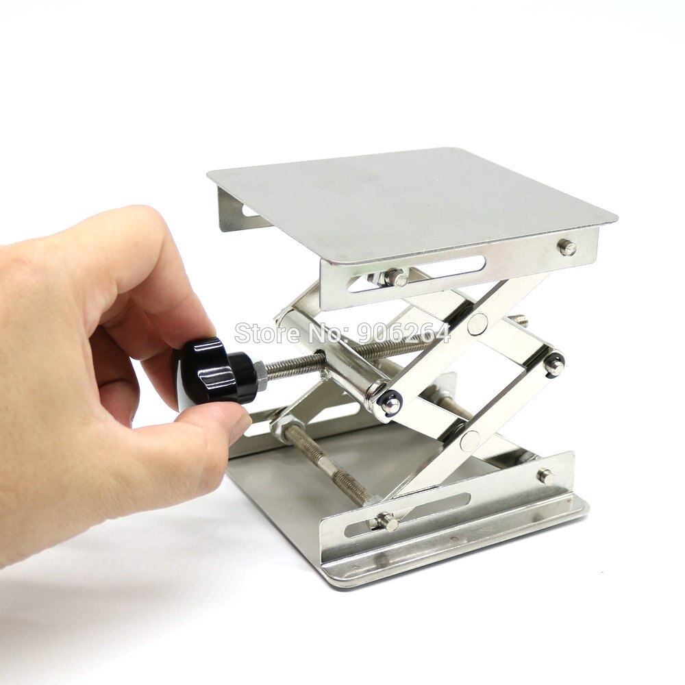 200*280mm Small Manual Lab Table Stainless Steel Lifting Platform