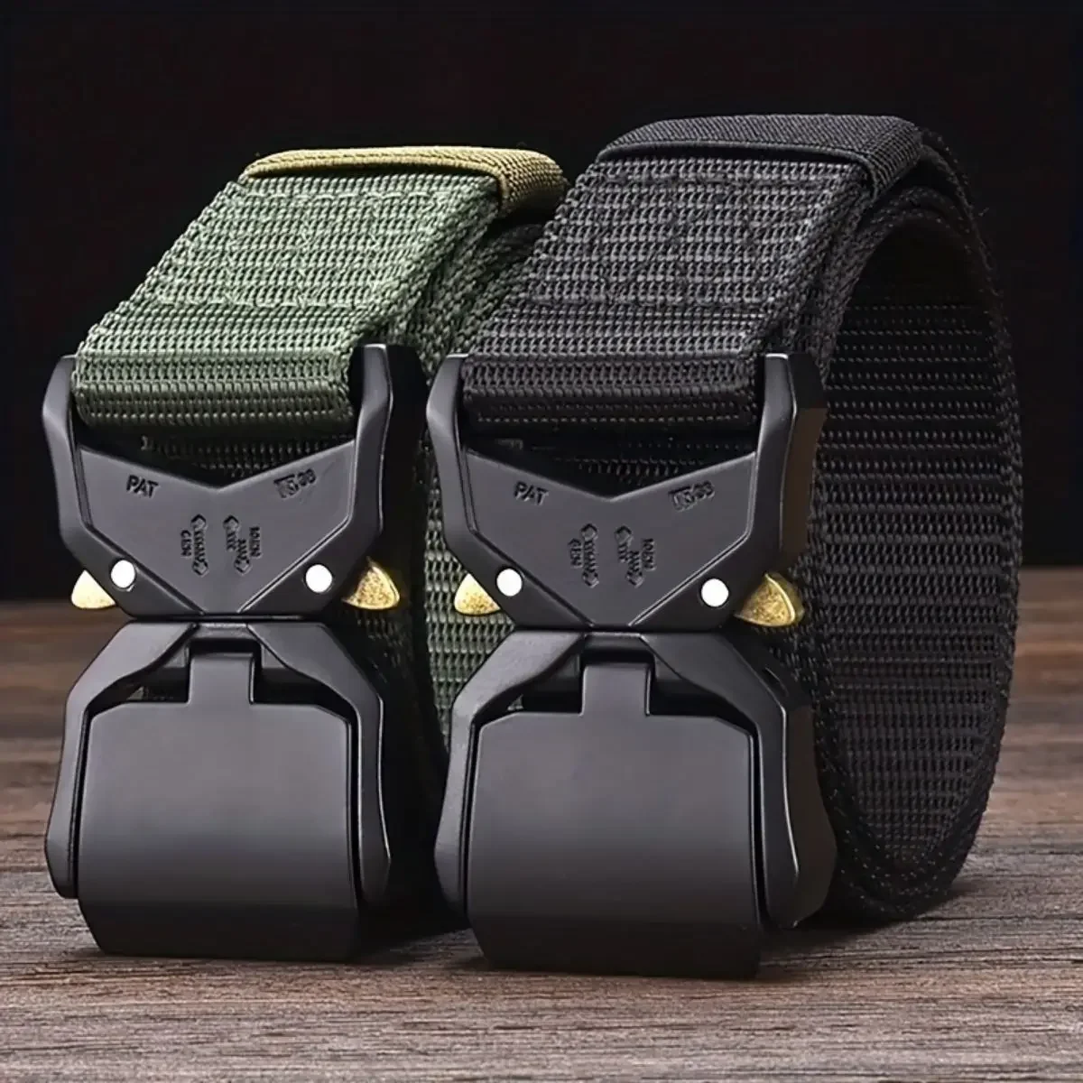 Cinto masculino ao ar livre tático multi-função fivela de liga de náilon cintos de lona esportiva mais grande tamanho longo 125 150 170cm