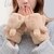 Niedlichen Kaninchen freundlicher kippen Handschuhe Plüsch Finger Handschuhe Berührt Bildschirm Flauschigen Mädchen Handschuhe Winter Warme Handschuhe Weiche Verdicken: C