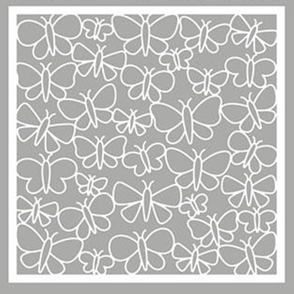 Butterfly Pattern Printing Pattern Metal Cutting Stencil DIY Scrapbooking Easter Craft Embossing Make Photo Albums: Default Title