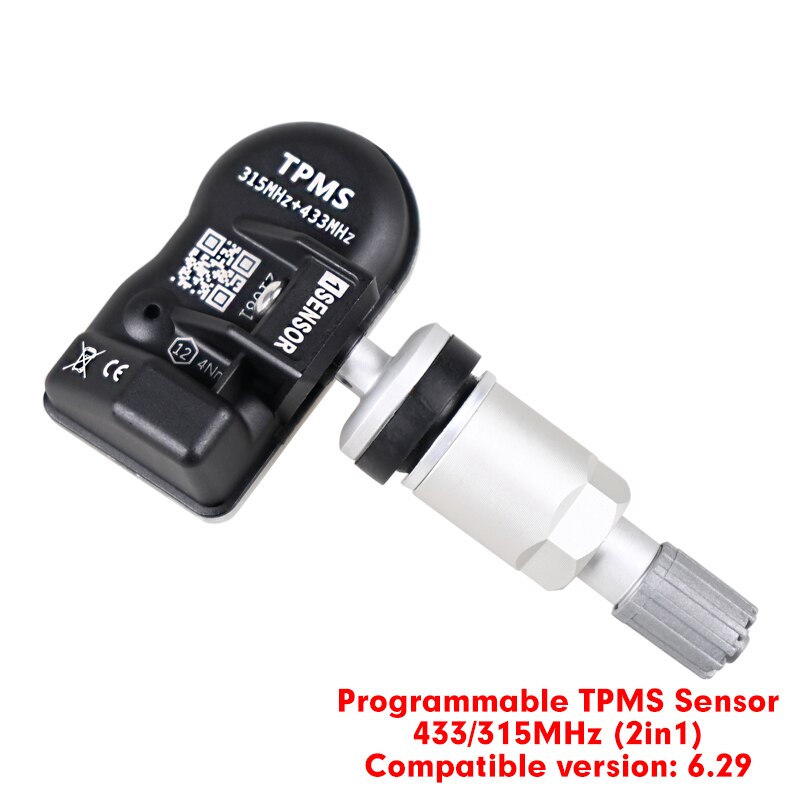 SUNWOLF TPMS 315 433MHz Mx Programmable sensor Universal Tire Pressure Monitoring Sensor Program Rubber 6.29: M