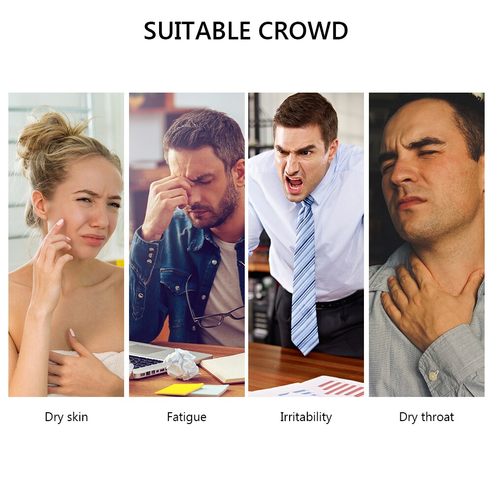 USB Essential Oil Diffuser Cool Wood Essential Aroma Aromatherapy Grain Air Humidifier 7LED Ultrasonic Mini Mist Maker LED Light