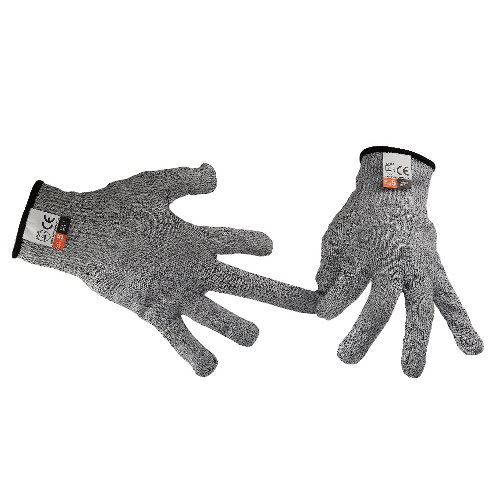 KIM YUAN 018 Chef En Slager Katoen + Siliconen Materiaal Ademend Anti-Snijden Werk Handschoenen Wit Zwart Mannen & vrouwen