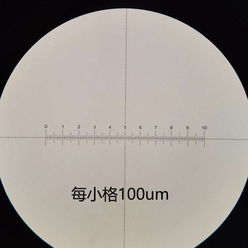 1PCS 10x Stereo Microscope High point Eyepiece Wide Fidle Eyepiece with Adjustable 18mm 20mm 22mm Field of View with retilce: WF10X-18-30 reticle