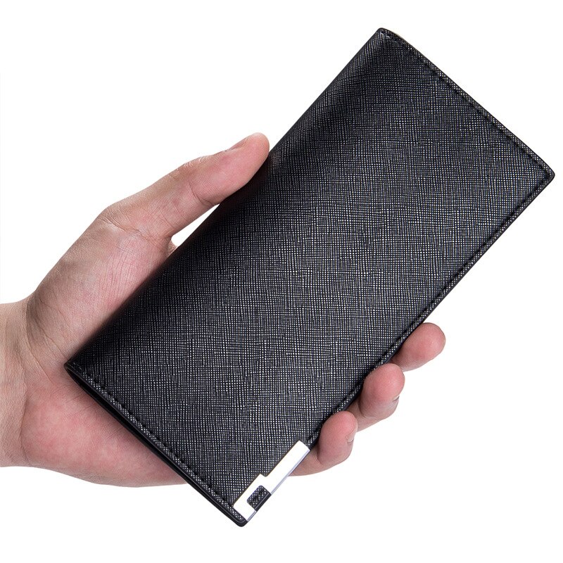 Men Thin Wallet leather purse long slim wallet famous brand male clutch big capacity credit card wallet !