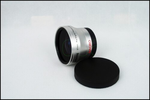 Grand Angle 0,45x37mm + objectif de Conversion Macro argent 0.45