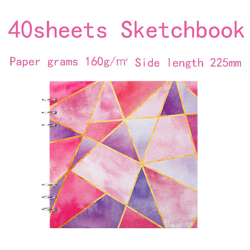 Student art blank sketch book painting book hand-painted small fresh special drawing paper painting paper sketch sketchbook: size3