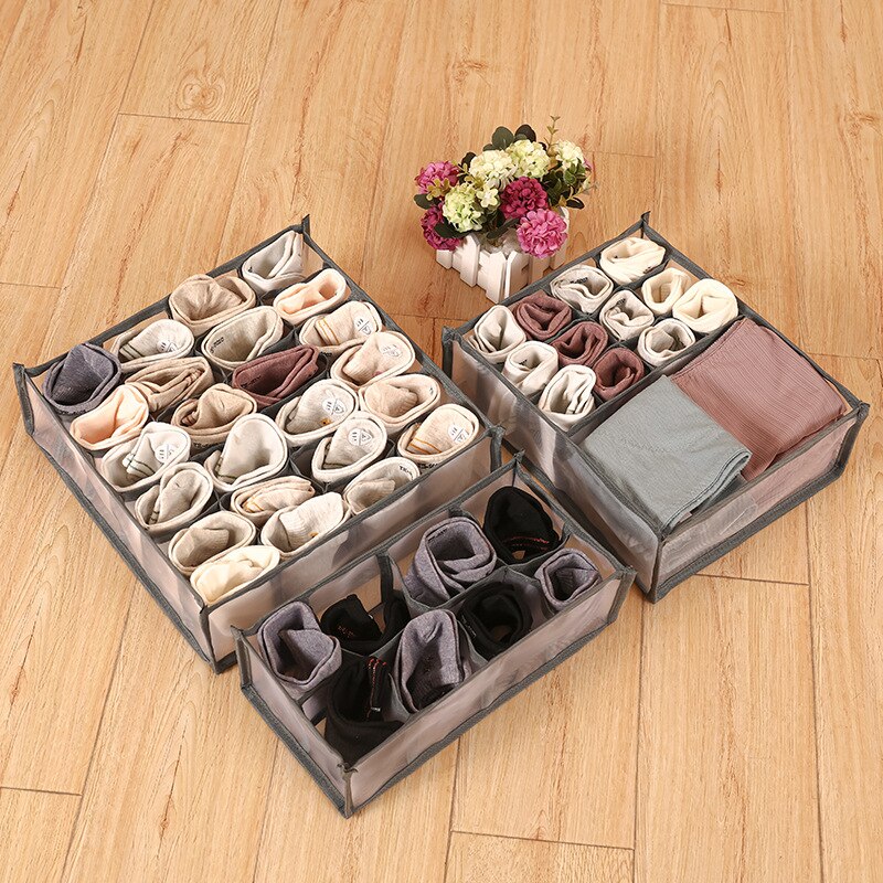 Foldable Drawer Organizer Closet Organizer For Underwear Socks Home Cabinet Divider Storage Box Storage Organizer 2022